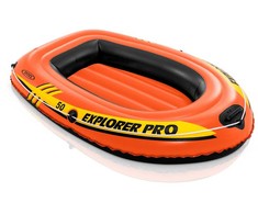 Pripučiama valtis 1 asmeniui Explorer Pro 50 Intex 137x85x23cm/max40kg