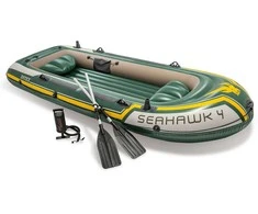 Pripučiama valtis „Seahawk 4“ komplektas, 351 x 145 x 48 cm, INTEX 68351