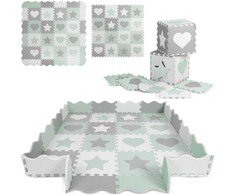Ricokids Nukido Putplasčio dėlionės kilimėlis 150x150cm 16 vnt.