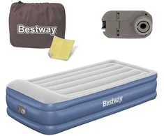 Pripučiamas čiužinys 191x97x46 cm su įmontuotu elektriniu siurbliu Bestway 67628