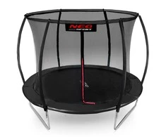8 pėdų / 252 cm profiliuotas sodo batutas su vidiniu tinklu „Neo-Sport“