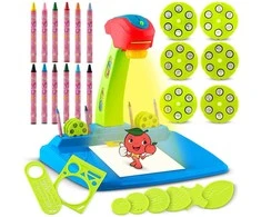 Ricokids 772001 piešimo projektorius – mėlynas