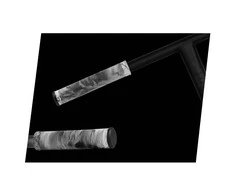 buvo Paspirtukų rankenėlės juodos ir baltos 160 mm G3 2 vnt.