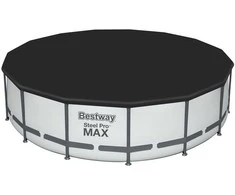 Uždangalas 457 cm „Bestway 58038“ karkasiniam baseinui