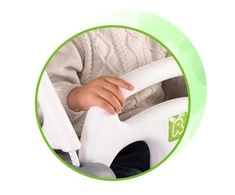 „Ricokids“ 3 viename kibiro formos sūpynės, pilkos ir baltos