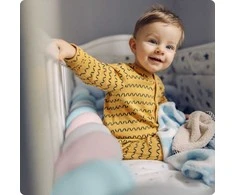 Ricokids pinta lovytės apsauga 3m - mėlynos ir rožinės spalvos