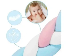 Ricokids pinta lovytės apsauga 3m - mėlynos ir rožinės spalvos