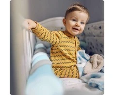 Ricokids pinta lovytės apsauga 3m - mėlynai pilka