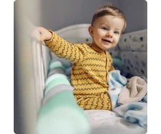 Ricokids pinta lovytės apsauga 3m - mėtų pilkos spalvos