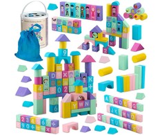 Mediniai lavinamųjų kaladėlių komplektai RK-871 Ricokids