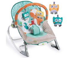 Ricokids šokinėjantis batutas su vibracija - baltas ir mėlynas