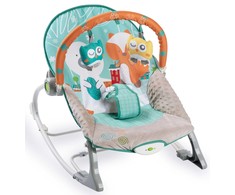 Ricokids šokinėjantis batutas su vibracija - baltas ir mėlynas