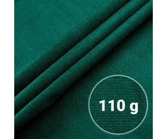 Plonos Tinklelis nuo šešėlių 1,2 x 50 m, 110 g/m² + 50 spaustukų, žalias