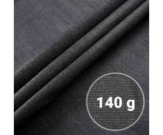 Plonos Tinklelis nuo šešėlių 1,2 x 50 m, 140 g/m² + 50 spaustukų, pilkas