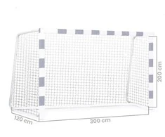 Futbolo vartų tinklas 300x200x120cm Neo-Sport
