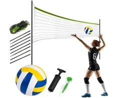 Tinklinio ir badmintono tinklas ir rėmas 570 cm