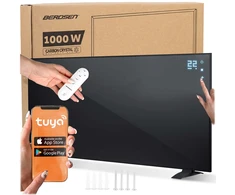 Infrared šildytuvas infraraudonųjų spindulių 1000 W Berdsen BD-992 pultas WiFi programėlė