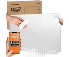 Infraraudonųjų spindulių šildytuvas, 960 W, Berdsen BD-989, nuotolinio valdymo pultas su WiFi
