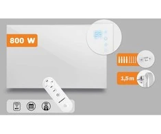 Infraraudonųjų spindulių šildytuvas, 800 W, Berdsen BD-987, nuotolinio valdymo pultas su WiFi programėle