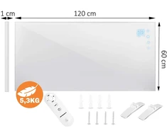 Infrared šildytuvas infraraudonųjų spindulių 1000 W Berdsen BD-992 pultas WiFi programėlė