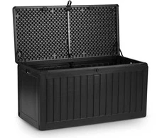 Sodo dėžė 109 x 51 x 55 cm 270 litrų juoda