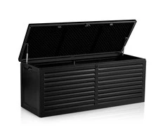 Nukido Sodo dėžė 143,5 x 57 x 53,5 cm 390 litrų juoda