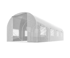 Šiltnamis 2,5x4m (10m2) baltas Plonos