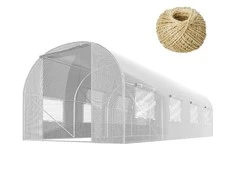 Šiltnamis 2x4,5m (9m2) baltas Plonos