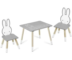 Staliukas su dviem kėdutėmis vaikams, Ricokids RC-847 Bunny