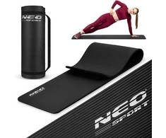 Storas mankštos kilimėlis 183 x 60 cm Neo-Sport - 192300 juodas