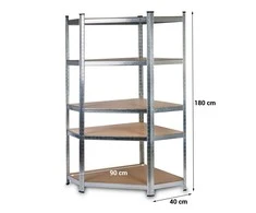 Kampinė pastatoma lentyna 180x90x40cm Humberg HR-817