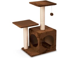 Draskyklė, katės namelis 74 cm DR-251 rudas Pethaus