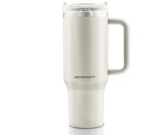 Vakuuminis termosas-puodelis su šiaudelių rinkiniu 1180 ml Berdsen kremas