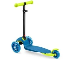 Ricokids Loco triratis paspirtukas, mėlynos ir žalios spalvos