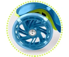 Ricokids Loco triratis paspirtukas, mėlynos ir žalios spalvos