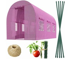 Tunel sodo 2 x 3 m (6m2) rožinė Plonos
