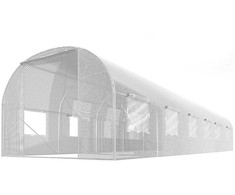 Tunel sodo 3 x 6 m (18m2) balta Plonos