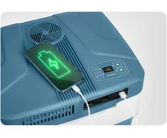 LG „Berdsen Icemax“ 29 litrų kelioninis aušintuvas ECO režimu – mėlynas