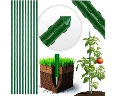 Augalų kuolai 120 cm Plonos PL-940 žali 10 vnt.