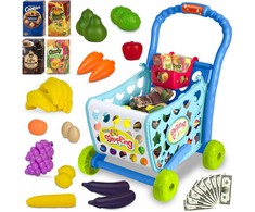 „Ricokids“ 773400 pirkinių vežimėlis, mėlynas