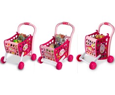 Nukido „Ricokids 773401“ rožinis pirkinių vežimėlis