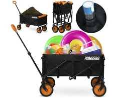 Sulankstomas transportavimo vežimėlis 100l Humberg HM-513