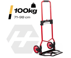 Sulankstomas transportavimo vežimėlis, frezavimo, sandėlio vežimėlis, 100 kg, Humberg HM-517