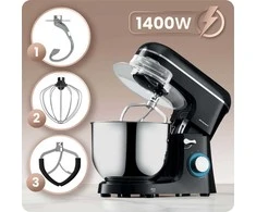 Plakiklis Berdsen planetarinis virtuvinis kombainas-mikseris 3in1, 6 l, 1400 W BD-756