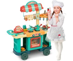 Ricokids 773000 vaikiška virtuvė ant ratukų