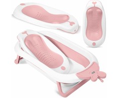 Sulankstoma kūdikių vonelė su termometru ir įdėklu, Ricokids
