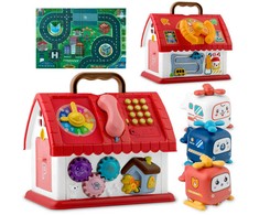 Edukacinis žaislinis namelis su telefonu RK-754 Ricokids