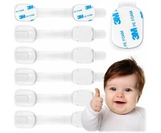 „Ricokids“ 798100 spintelės atidarymo apsaugos, 6 vnt., baltos