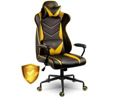 Nukido Žaidimų kėdė, ergonomiška biuro kėdė, patogi kompiuterio kėdė, reguliuojamas aukštis, supimo funkcija