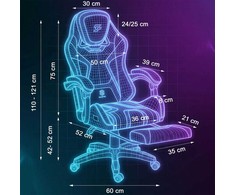 Žaidimų fotelis su pasukamu mechanizmu ir pakoja Specter Sofotel